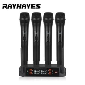 4 channels wireless microphone